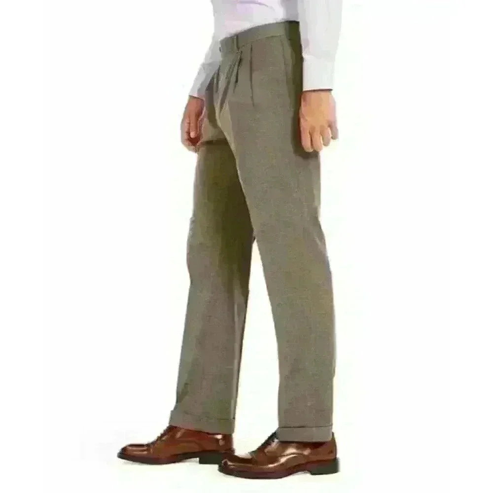 Ralph Lauren Mens 38W X 34L Pleated Dress Pants - Picture 5 of 10